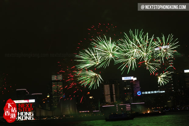 2013农历新年香港烟花汇演 2013农历新年香港烟花汇演