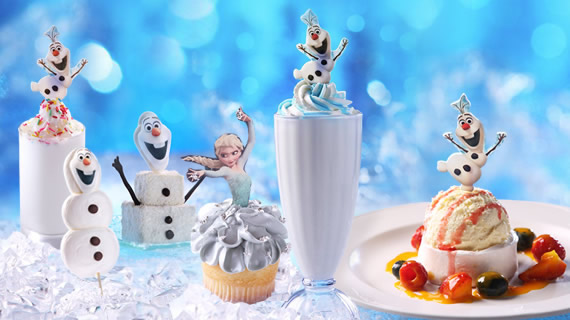 Frozen Icecream and Drink in Hong Kong Disneyland Frozen Icecream and Drink in Hong Kong Disneyland