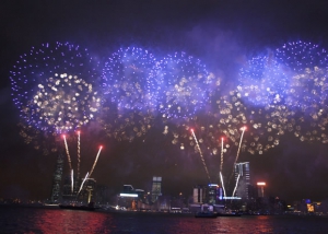 Lunar New Year Fireworks 2017 Hong Kong Chinese New Year Celebrations