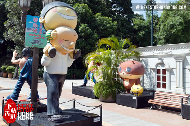 Cowboy on Hong Kong Avenue of Comic Stars Cowboy on Hong Kong Avenue of Comic Stars