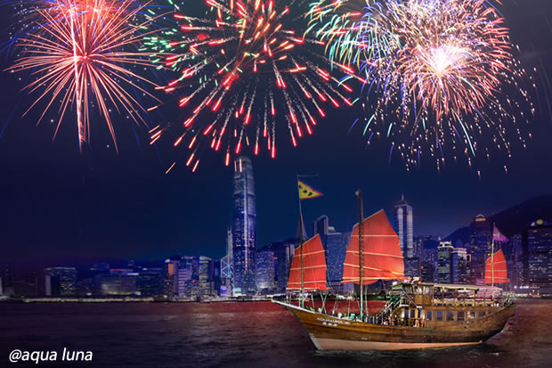 Fireworks Victoria Harbour Tour - Aqua Luna Tour Fireworks Victoria Harbour Tour - Aqua Luna Tour
