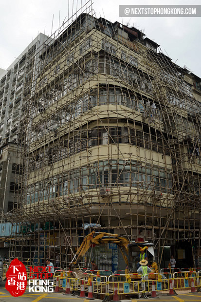 Bamboo Scaffolding of Skycraper