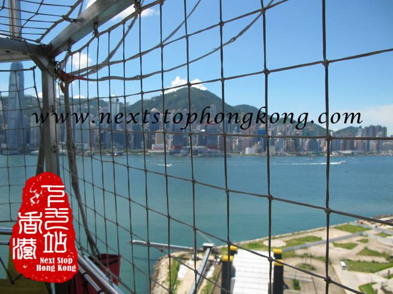 Victoria Harbor from DHL Balloon
