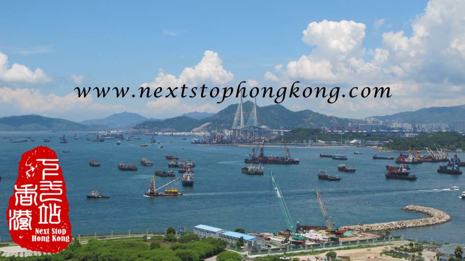 Victoria Harbor from DHL Balloon5