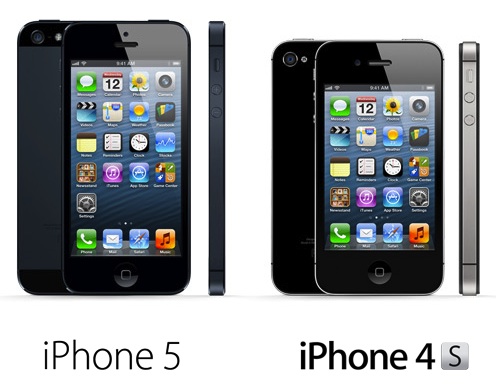 iPhone 5 和 iPhone 4s 比較