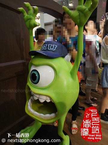 香港時代廣場的怪獸大學展覽