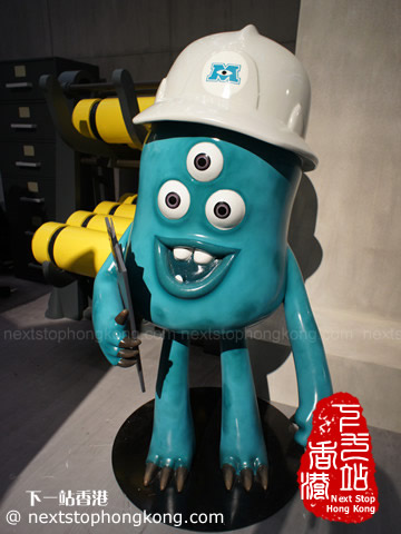 香港時代廣場的怪獸大學展覽