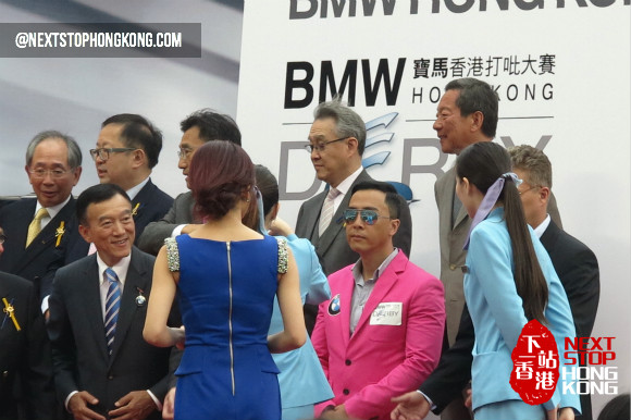 甄子丹出席香港2013打吡大賽