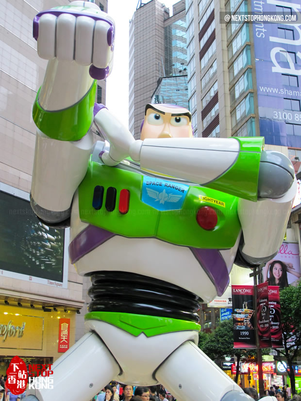 Huge Buzzlightyear in Causeway Bay