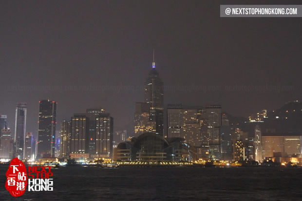 2011地球一小時香港會展中心熄燈