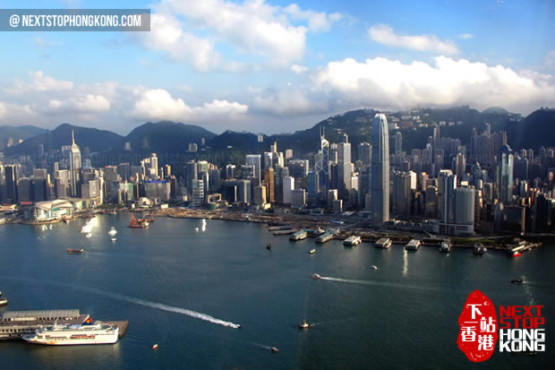 天际100香港观景台上看香港 天际100香港观景台上看香港