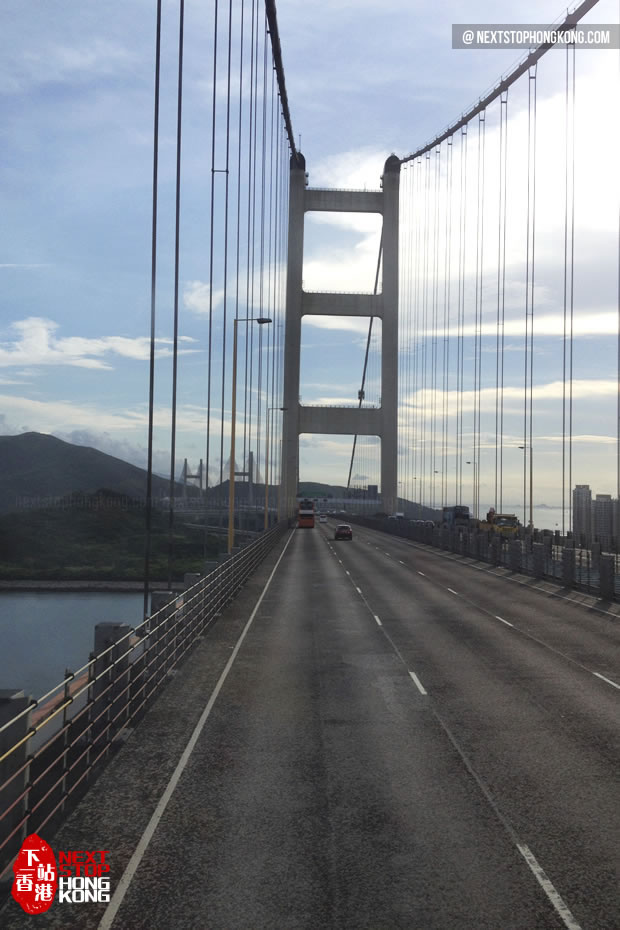 Kap Shui Mun Bridge from the Bus
