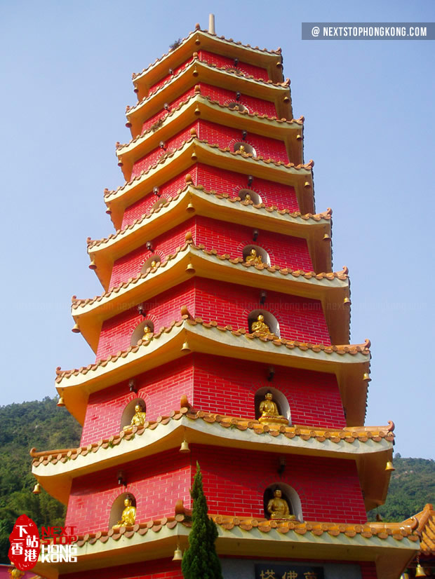 萬佛寺9層的萬佛塔