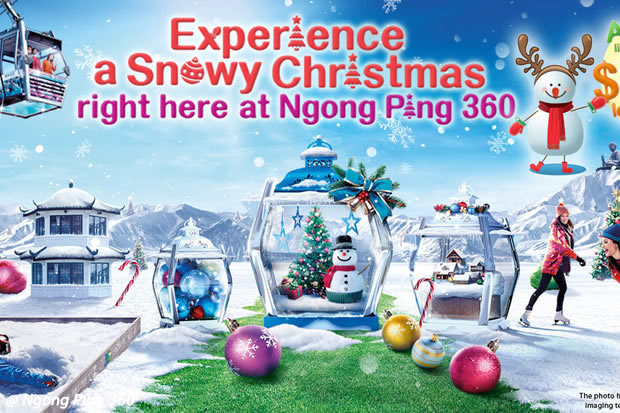 Hong Kong Ngong Ping 360 Snowy Christmas Outdoor Celebration 2018