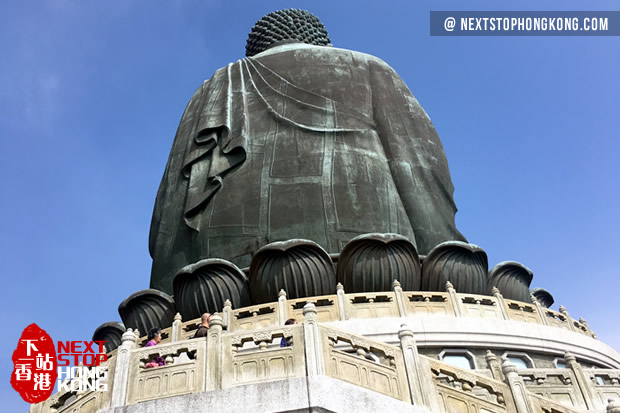 天壇大佛的背面 天壇大佛的背面