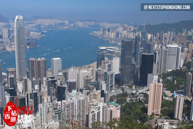從山頂看維多利亞港 從山頂看維多利亞港